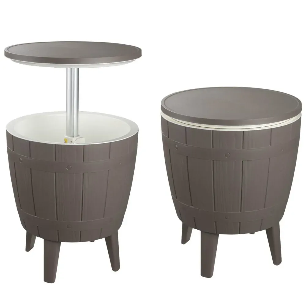 Taupe Cooler Table Taupe Cooler Table