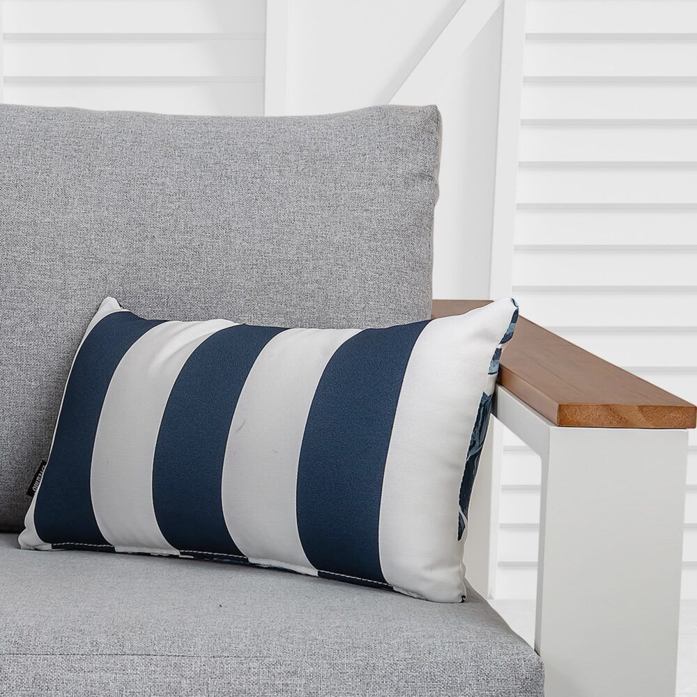 Bicolour Outdoor Lumbar Cushion Pillows Bicolour Outdoor Lumbar Cushion Pillows
