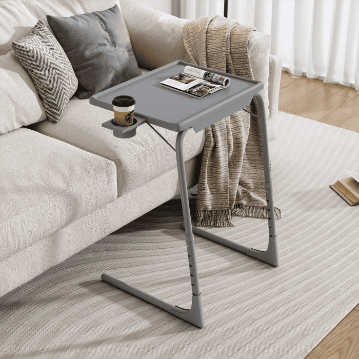 Anywhere Laptop Pro Desk in Silver Grey Anywhere Laptop Pro Desk in Silver Grey