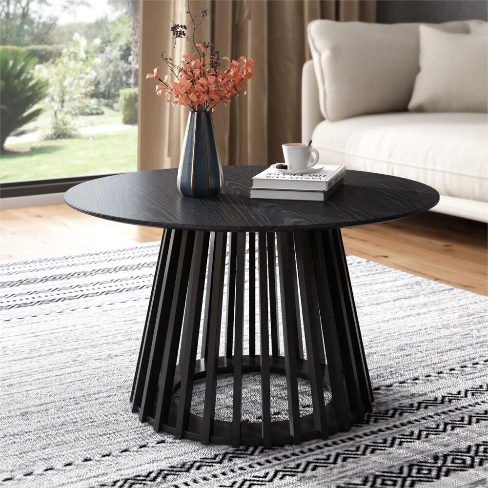 Slatted Sphere Coffee Table Slatted Sphere Coffee Table