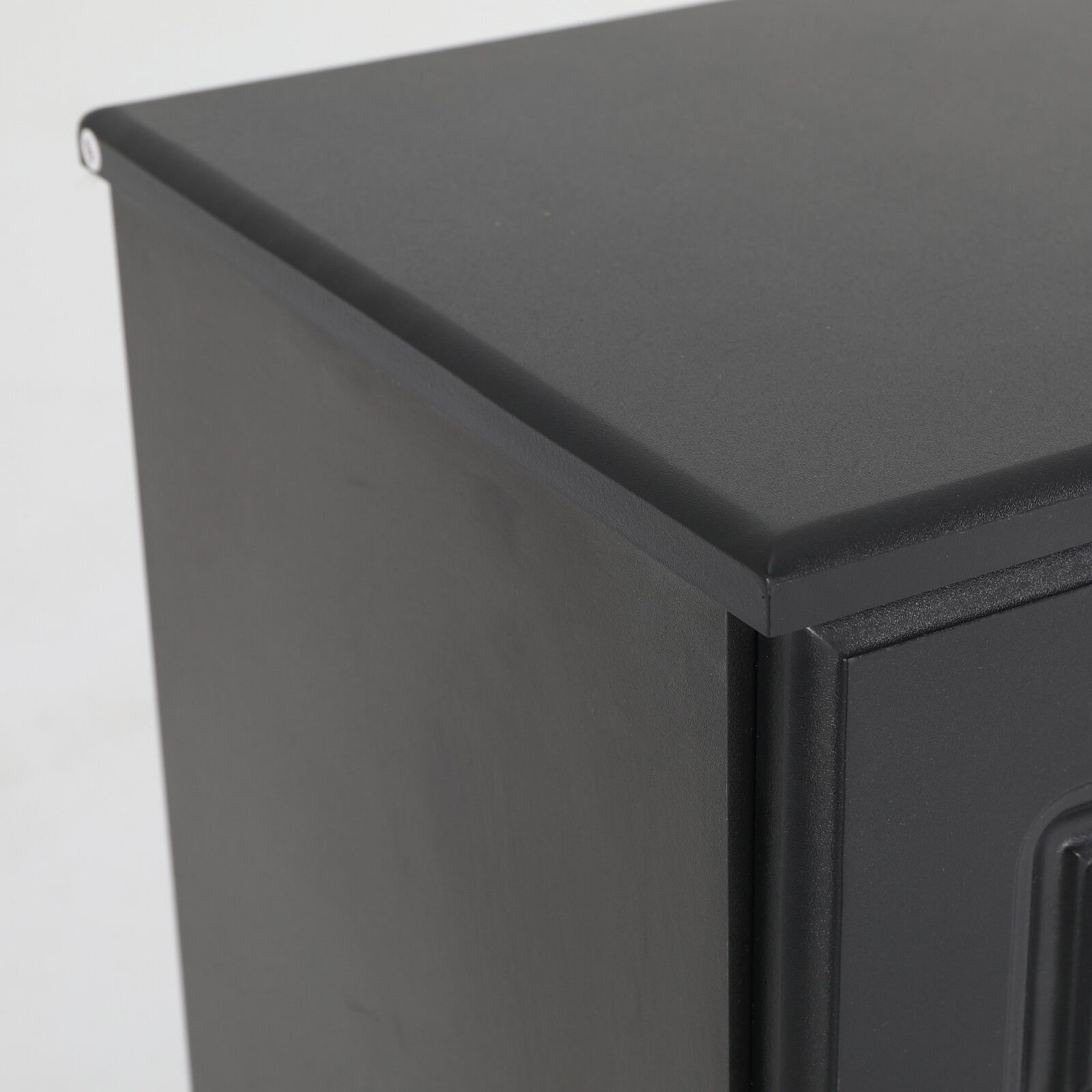 Bedside Table Side Storage Cabinet Nightstand Bedroom 2 Drawer KEVA BLACK Bedside Table Side Storage Cabinet Nightstand Bedroom 2 Drawer KEVA BLACK