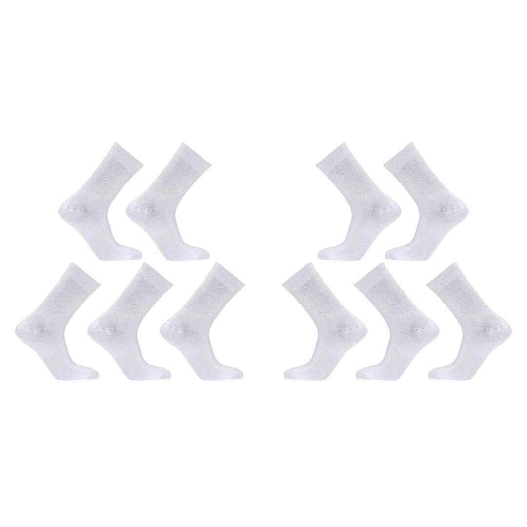 10X Rexy 3D Seamless Crew Socks Large Slim Breathable WHITE 10X Rexy 3D Seamless Crew Socks Large Slim Breathable WHITE