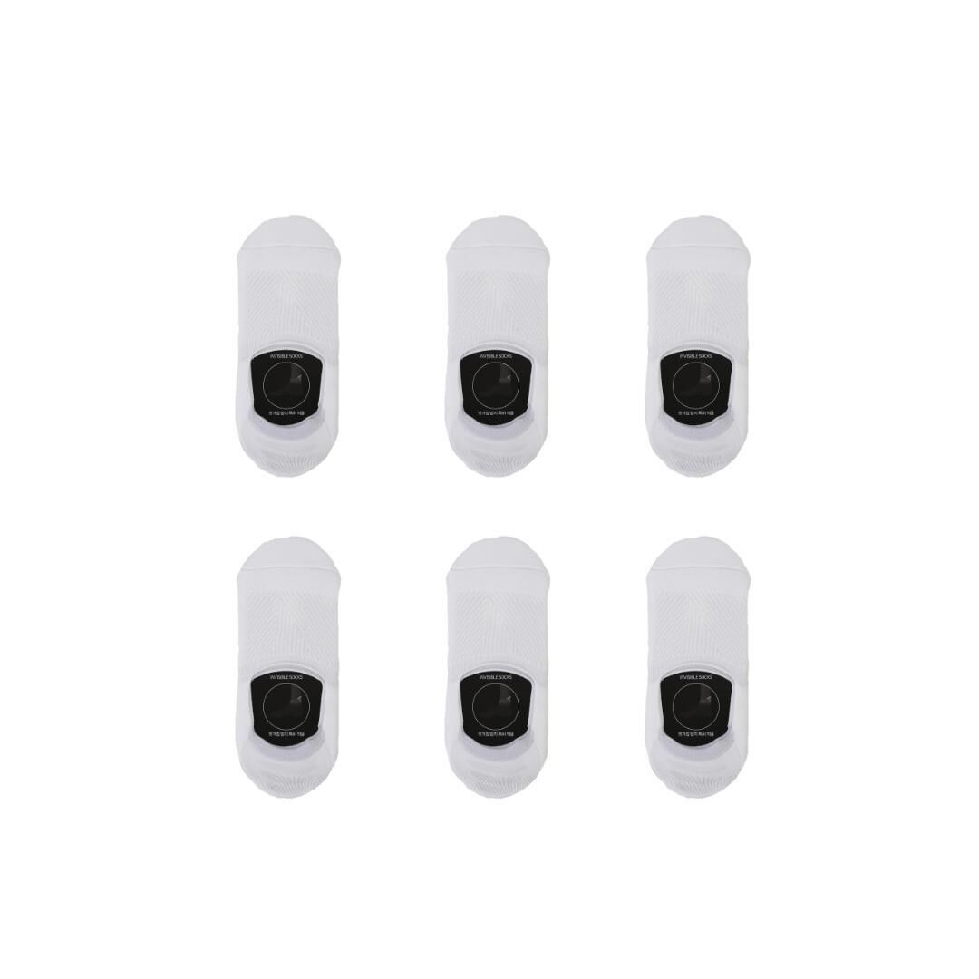 6X Rexy Cushion No Show Ankle Socks Small Non-Slip Breathable WHITE 6X Rexy Cushion No Show Ankle Socks Small Non-Slip Breathable WHITE