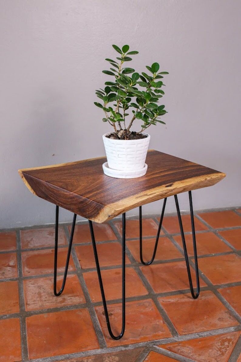 Raintree Wood Live Edge Coffee Table-40-50 cm Raintree Wood Live Edge Coffee Table-40-50 cm