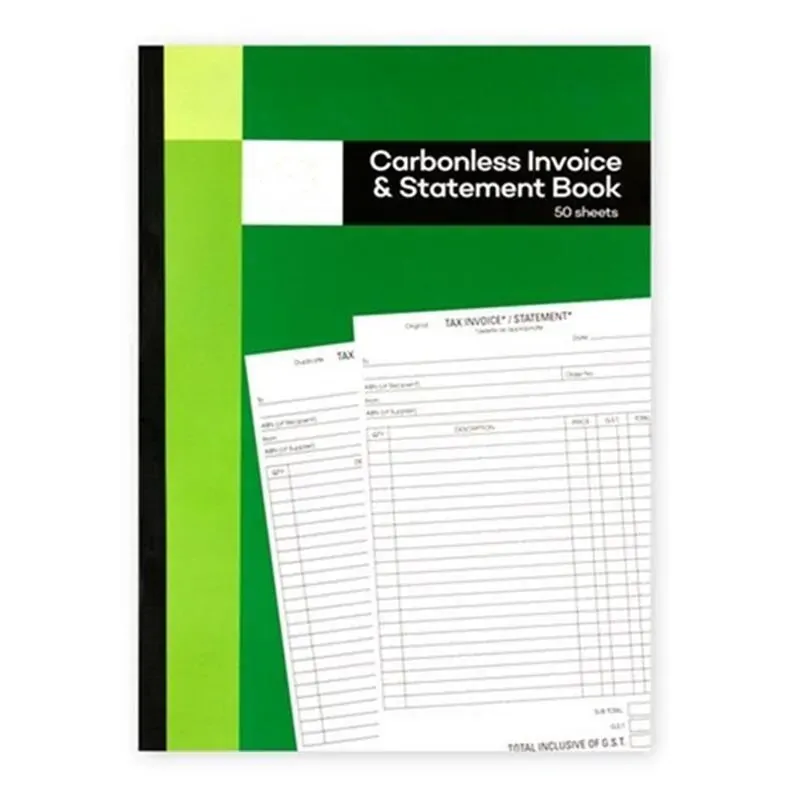 YES4HOMES 12 x Book Carbonless Invoice & Statement A4 50 sheets YES4HOMES 12 x Book Carbonless Invoice & Statement A4 50 sheets