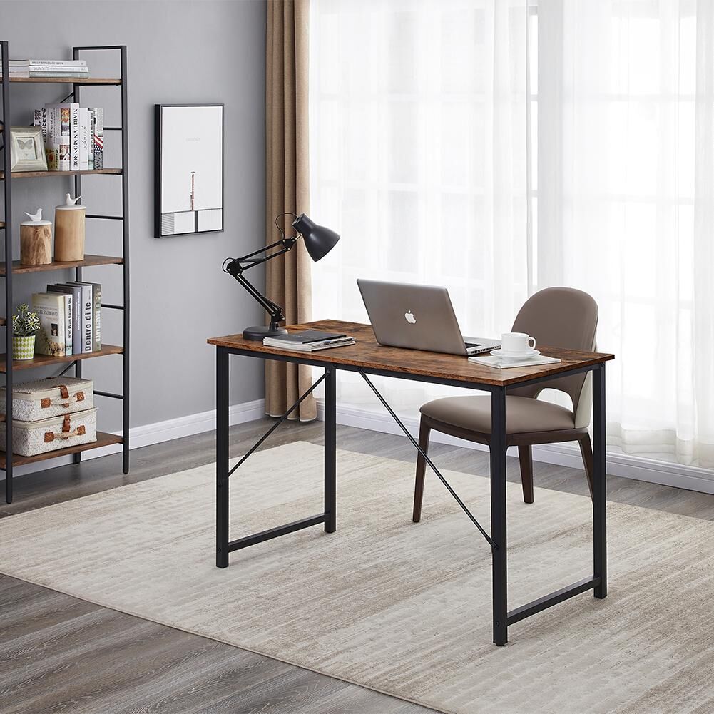 YES4HOMES Computer Desk, Sturdy Home Office Desk for Laptop, Modern Simple Style Writing Table, Multipurpose Workstation YES4HOMES Computer Desk, Sturdy Home Office Desk for Laptop, Modern Simple Style Writing Table, Multipurpose Workstation