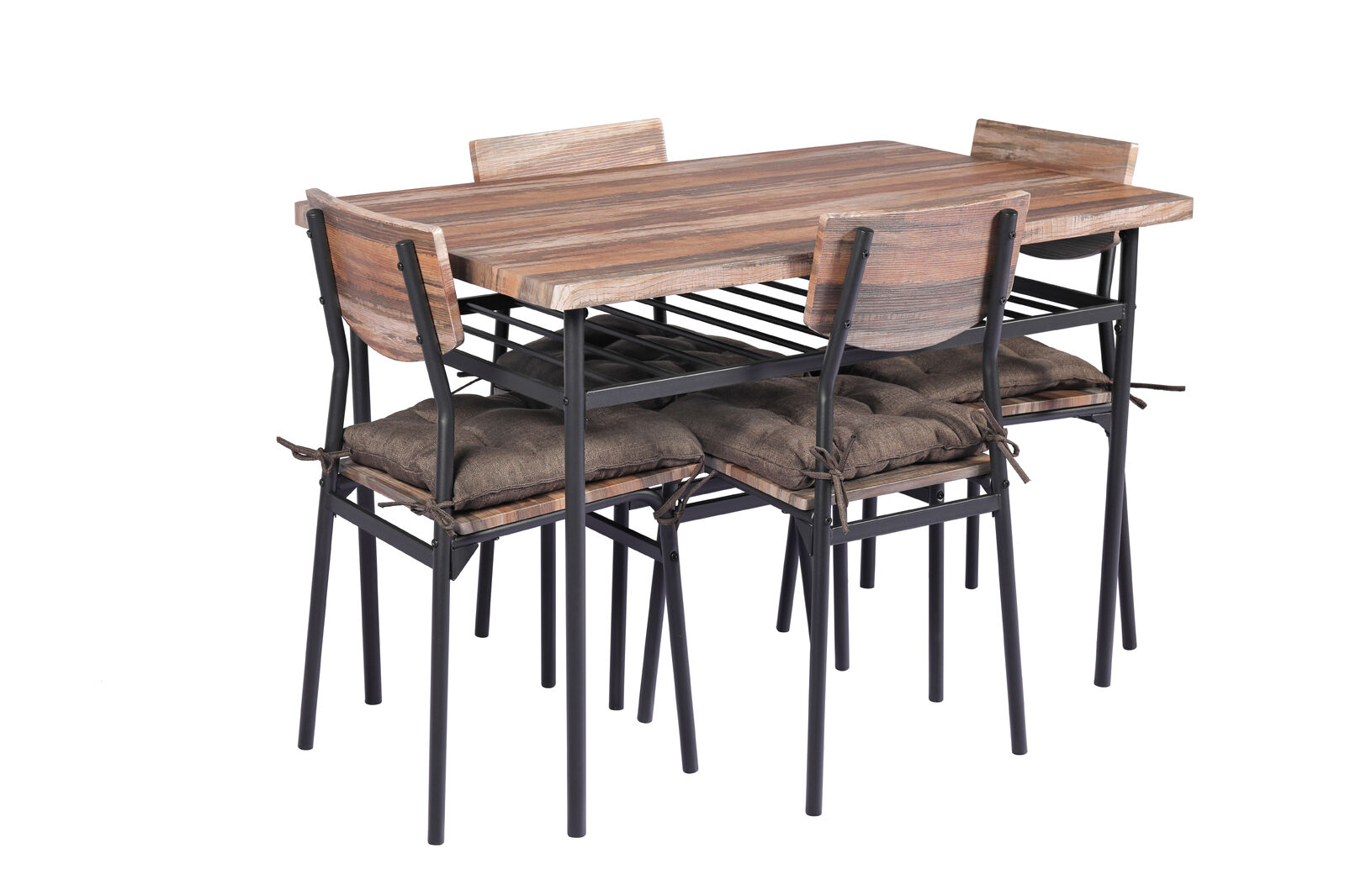 YES4HOMES 5 Piece Kitchen Dining Room Table and Chairs Furniture With Cushion Mat YES4HOMES 5 Piece Kitchen Dining Room Table and Chairs Furniture With Cushion Mat