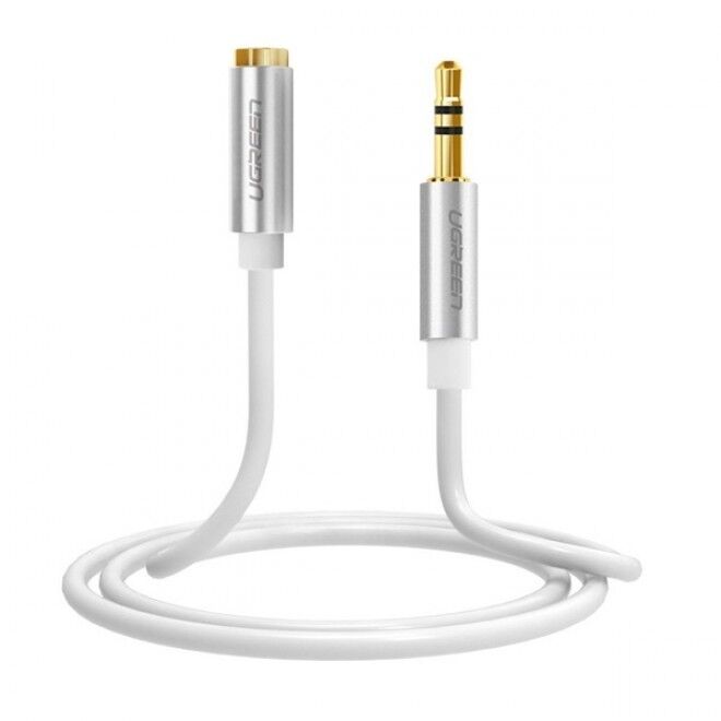UGREEN 10778 3.5mm Male to 3.5mm Female Extension Cable 5m (White) UGREEN 10778 3.5mm Male to 3.5mm Female Extension Cable 5m (White)