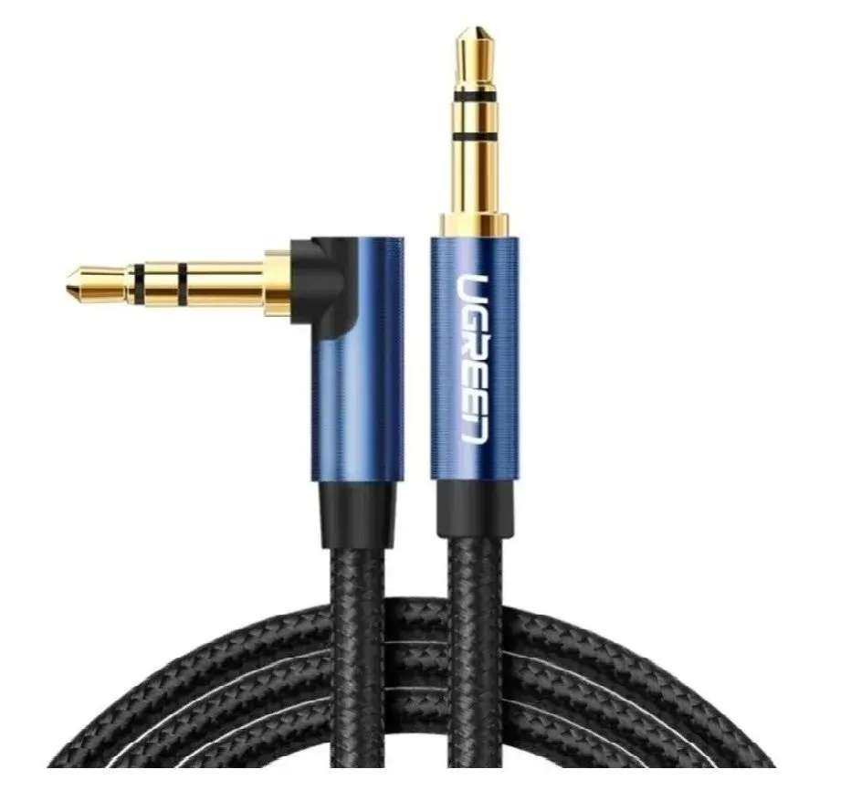 UGREEN 60181 3.5mm Male to 3.5mm Male Cable Gold Plated Metal Case with Braid 2M UGREEN 60181 3.5mm Male to 3.5mm Male Cable Gold Plated Metal Case with Braid 2M