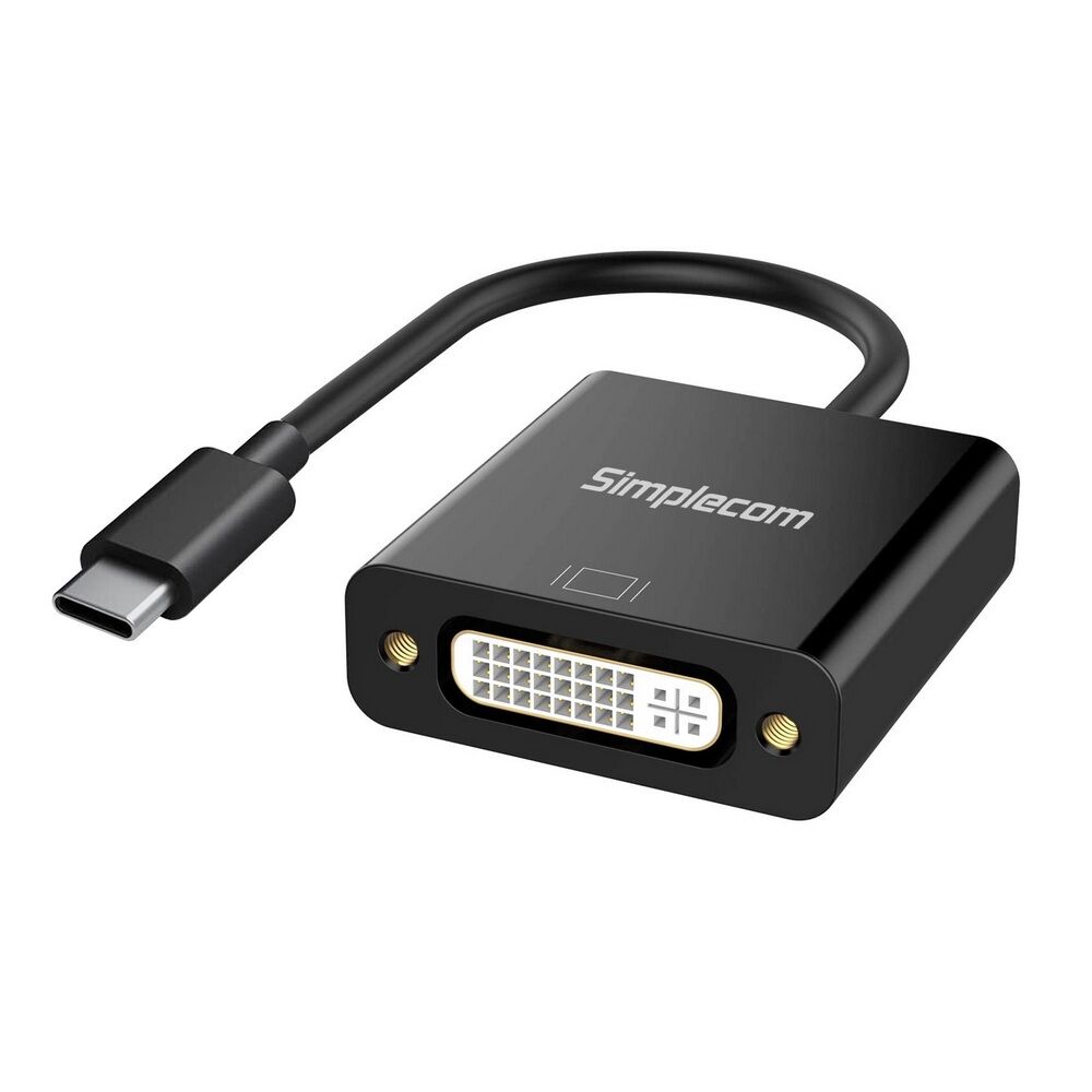 Simplecom DA103 USB-C to DVI Adapter Full HD 1080p Simplecom DA103 USB-C to DVI Adapter Full HD 1080p