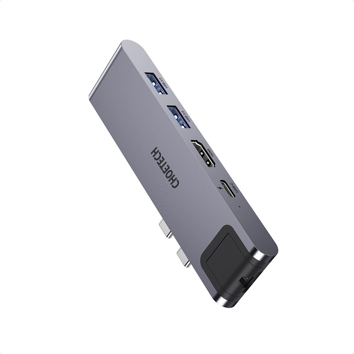 CHOETECH HUB-M24 7-in-2 MacBook Pro/Air USB Adapter USB-C Hub CHOETECH HUB-M24 7-in-2 MacBook Pro/Air USB Adapter USB-C Hub