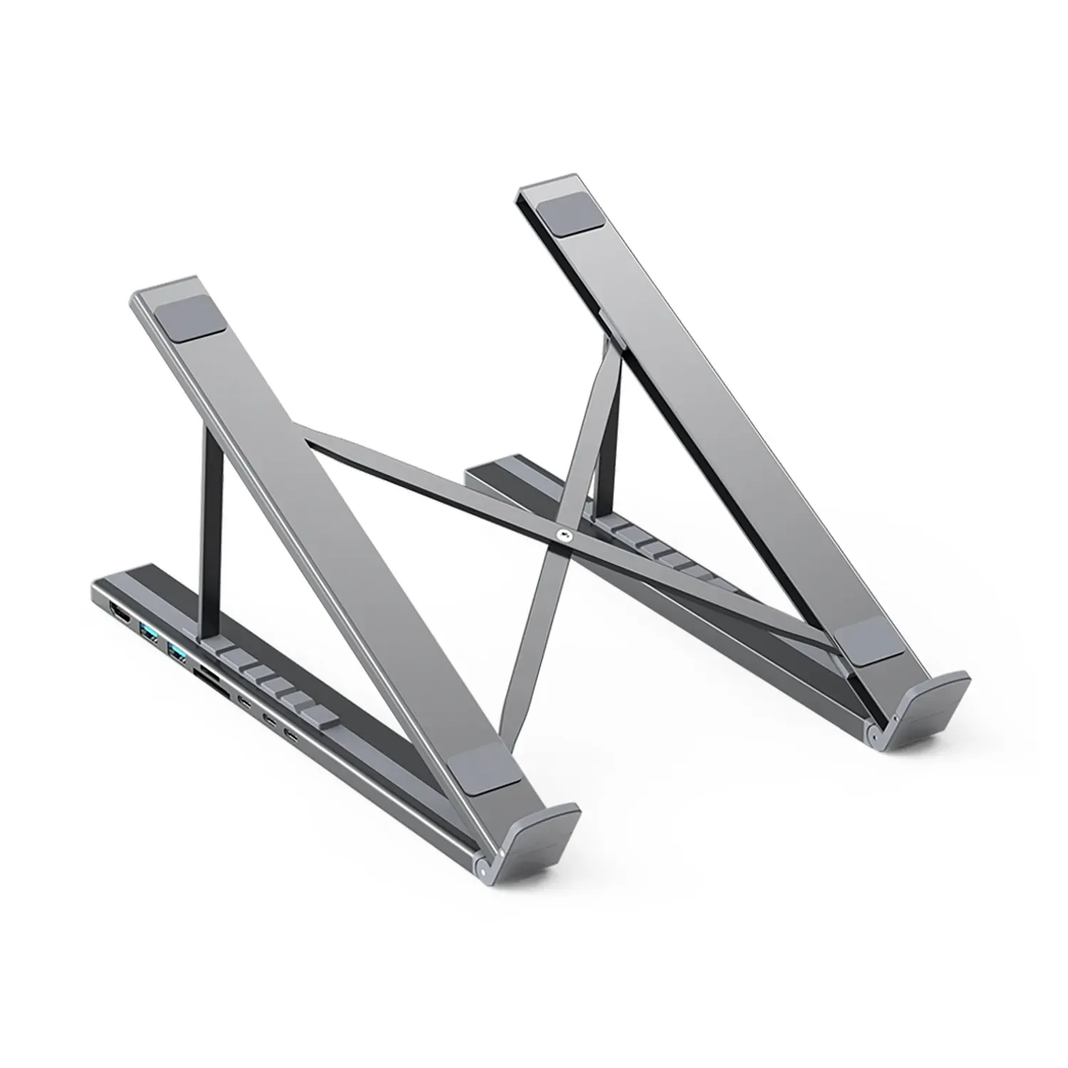 CHOETECH HUB-M48 7-in-1 Hub + Foldable Laptop stand USB-C to HDMI 4K/USB-A/TF&SD/USB-C with PD Charging CHOETECH HUB-M48 7-in-1 Hub + Foldable Laptop stand USB-C to HDMI 4K/USB-A/TF&SD/USB-C with PD Charging