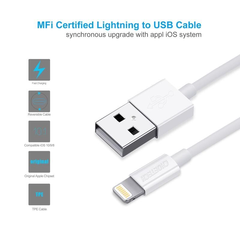 Choetech IP0027 iPhone 8-pin Cable 1.8m Choetech IP0027 iPhone 8-pin Cable 1.8m