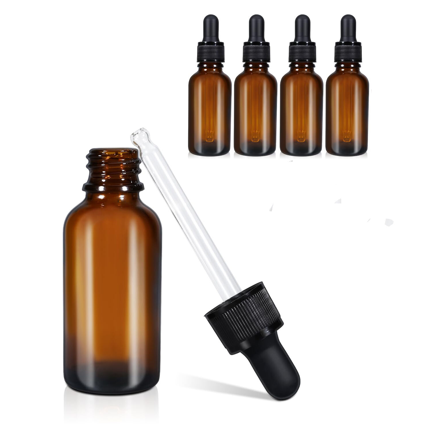 30ml (5 Pack) Amber Glass Dropper Bottle Liquid Essential Oils Bottle Bottles Leakproof Glass Tincture Bottles 30ml (5 Pack) Amber Glass Dropper Bottle Liquid Essential Oils Bottle Bottles Leakproof Glass Tincture Bottles
