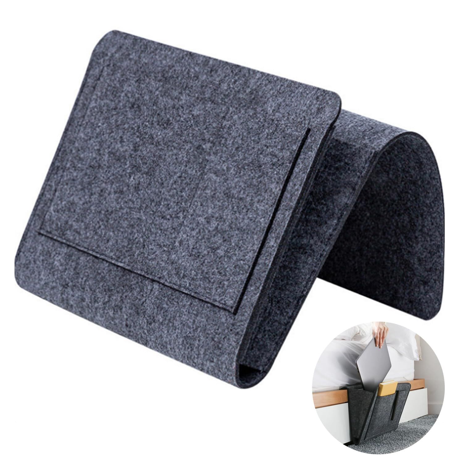 Bed Organiser Bed Caddy Sofa Organiser Bedside Organiser Book Magazines Organiser Dark Grey Bed Organiser Bed Caddy Sofa Organiser Bedside Organiser Book Magazines Organiser Dark Grey