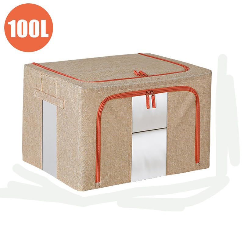 100L Cloth Storage Box Closet Organizer Storage Bags Clothes Storage Bags Wardrobe Organizer Idea CREAM 100L Cloth Storage Box Closet Organizer Storage Bags Clothes Storage Bags Wardrobe Organizer Idea CREAM