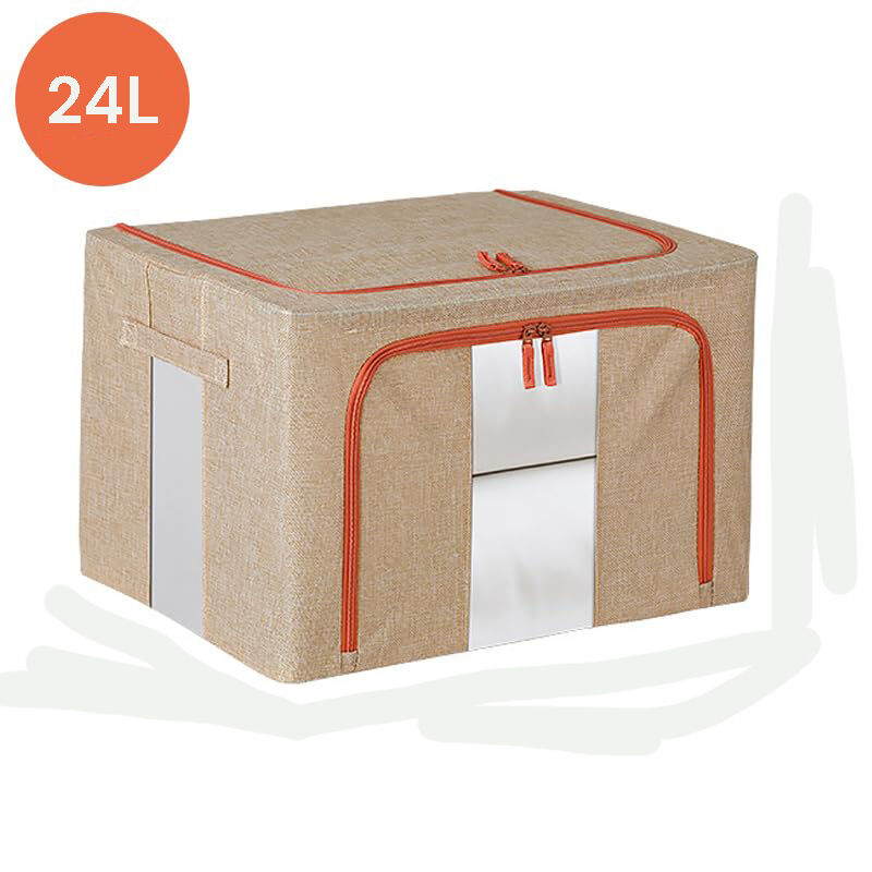 24L Cloth Storage Box Closet Organizer Storage Bags Clothes Storage Bags Wardrobe Organizer Idea CREAM 24L Cloth Storage Box Closet Organizer Storage Bags Clothes Storage Bags Wardrobe Organizer Idea CREAM