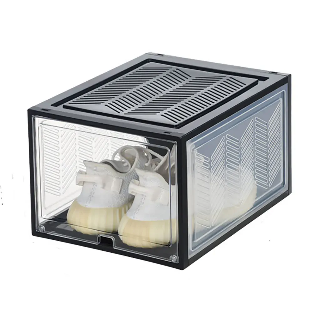 Large Shoe Storage Boxes Stackable Shoe Box Organisers Containers Display Cases Bins Magnetic Door Large Shoe Storage Boxes Stackable Shoe Box Organisers Containers Display Cases Bins Magnetic Door