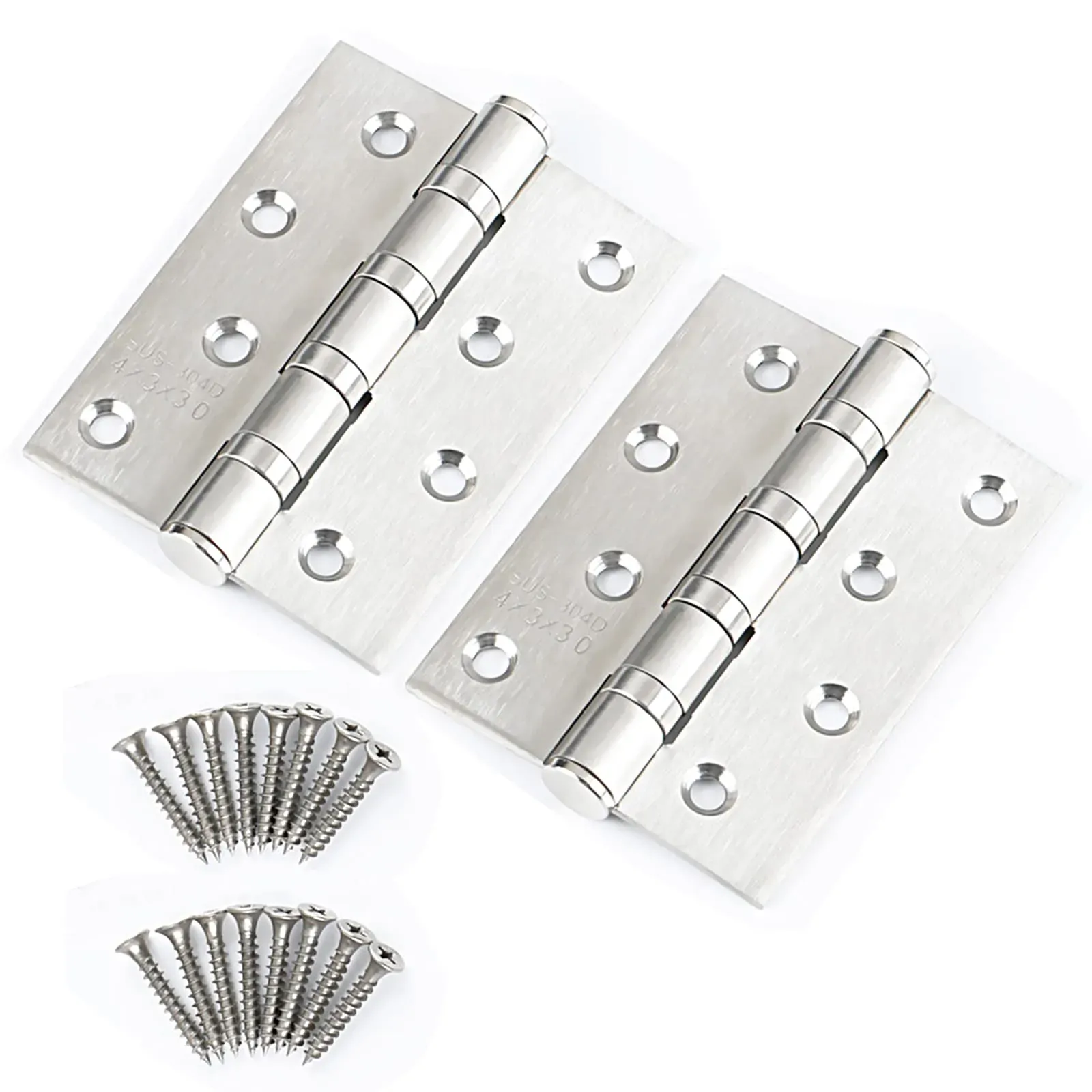 304 Flat Pin Hinge Spring 2Pack 100mm Folding Butt Door Cabinet Hinges Folding Furniture Hardware 304 Flat Pin Hinge Spring 2Pack 100mm Folding Butt Door Cabinet Hinges Folding Furniture Hardware