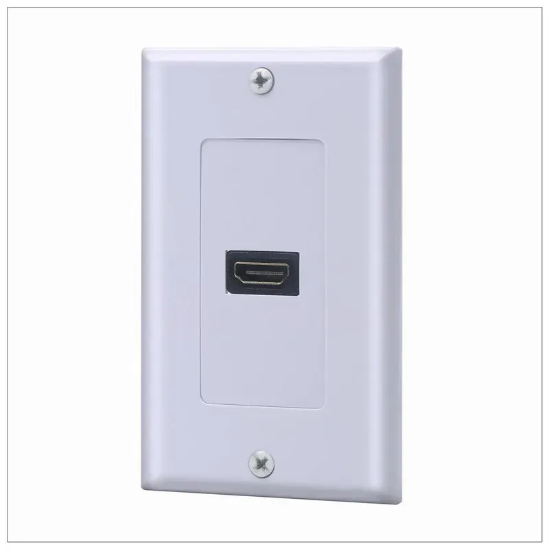 1 Port HDMI Wallplate - Supports 4K, 3D Wall Plate 1 Port HDMI Wallplate - Supports 4K, 3D Wall Plate