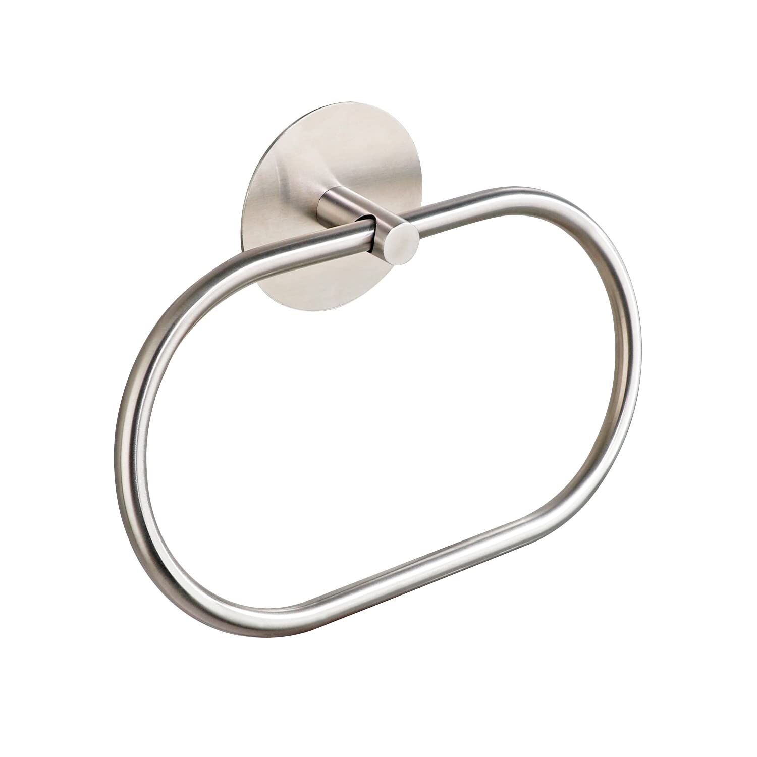 Bathroom Towel Ring Bathroom Towel Rack Adhesive Hand Towels Holder Towel Hanger Silver Bathroom Towel Ring Bathroom Towel Rack Adhesive Hand Towels Holder Towel Hanger Silver