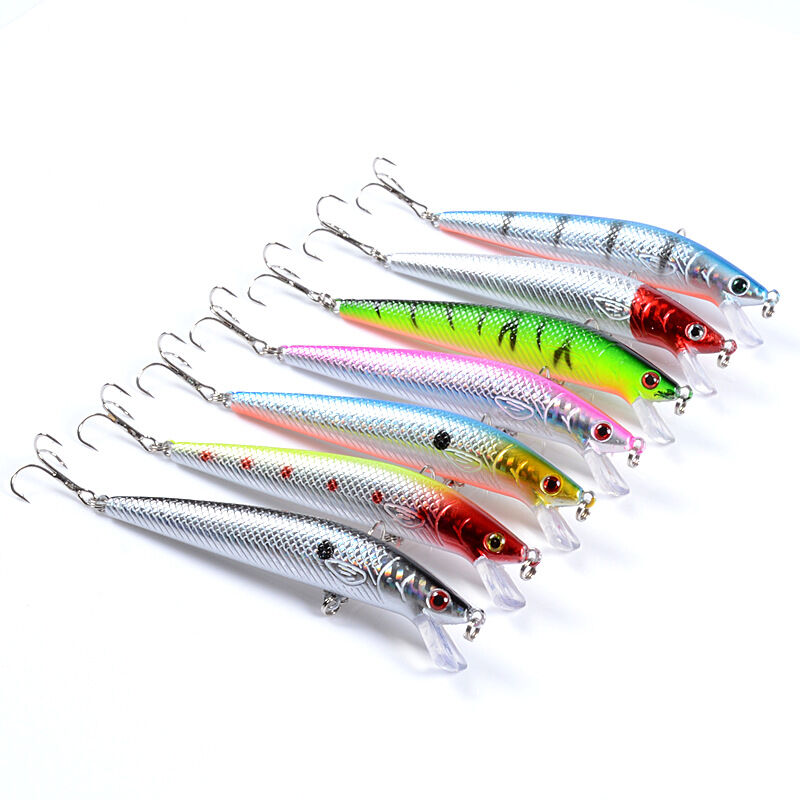7x Popper Minnow 11.8cm Fishing Lure Lures Surface Tackle Fresh Saltwater 7x Popper Minnow 11.8cm Fishing Lure Lures Surface Tackle Fresh Saltwater