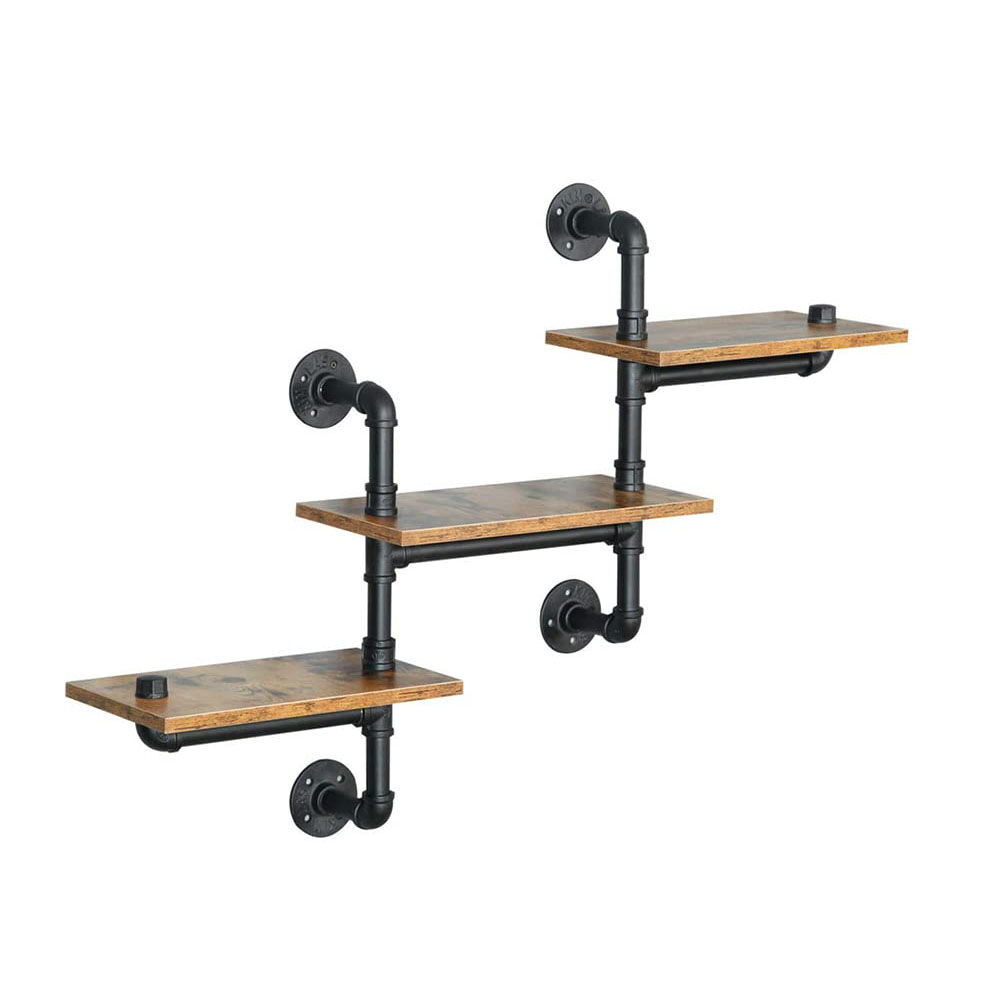 Industrial Pipe Shelving Pipe Shelves Wall Mounted Decor Floating Shelves Retro Rustic Shelf for Bar Kitchen Living Room Industrial Pipe Shelving Pipe Shelves Wall Mounted Decor Floating Shelves Retro Rustic Shelf for Bar Kitchen Living Room