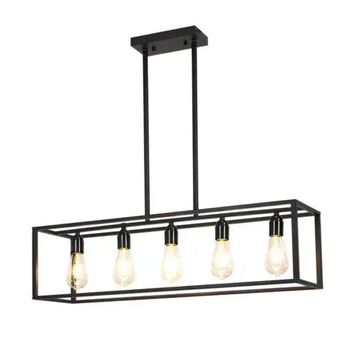 Industrial 5 Light Chandelier Industrial 5 Light Chandelier