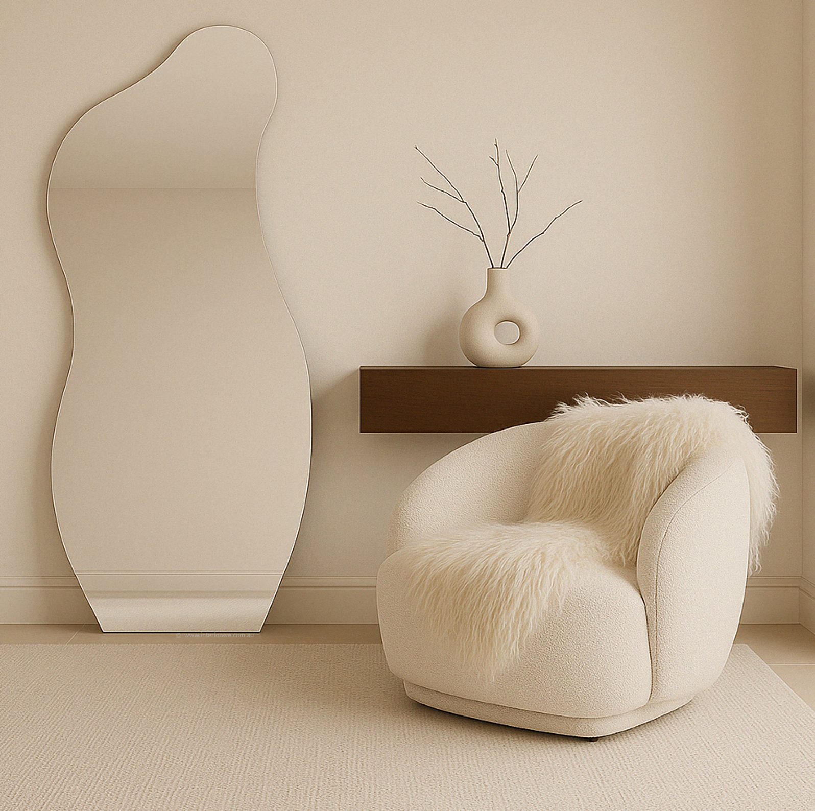 Interior Ave - Athena - Large Frameless Full Length Mirror Interior Ave - Athena - Large Frameless Full Length Mirror