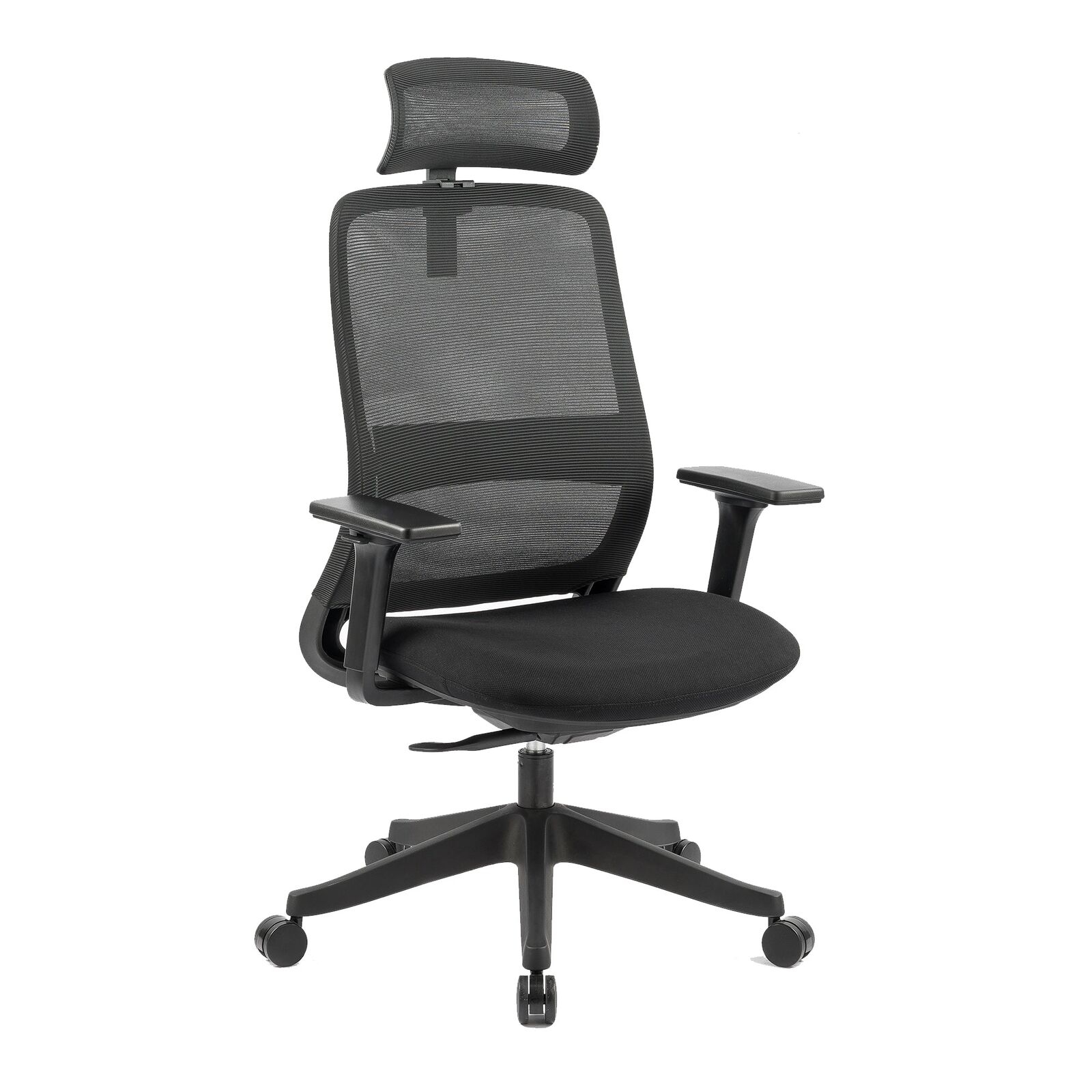 Carlie High Back Molded Foam Seat Ergonomic Office Chair In Black Carlie High Back Molded Foam Seat Ergonomic Office Chair In Black