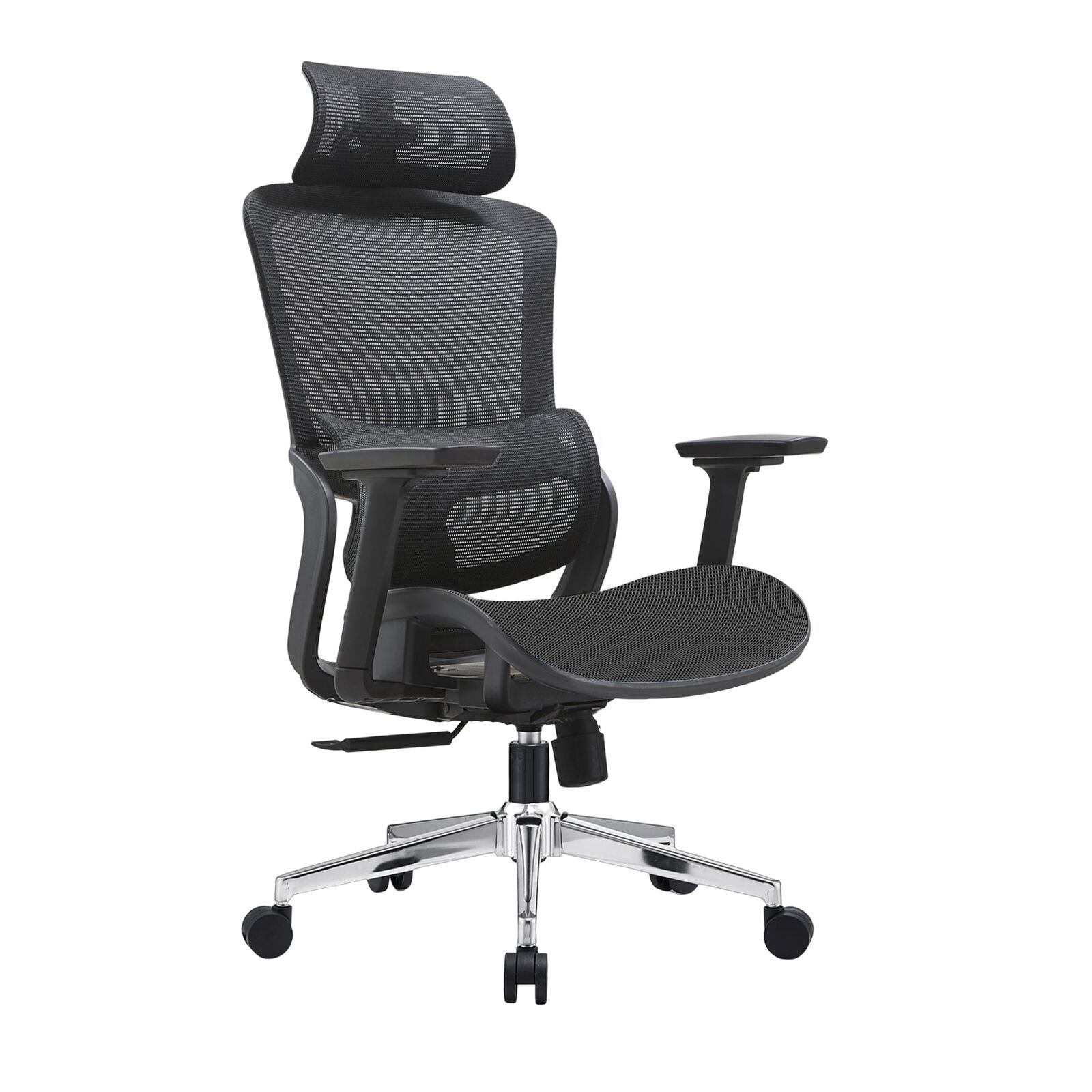 Elena High Back Full Mesh Ergonomic Office Chair In Black Elena High Back Full Mesh Ergonomic Office Chair In Black