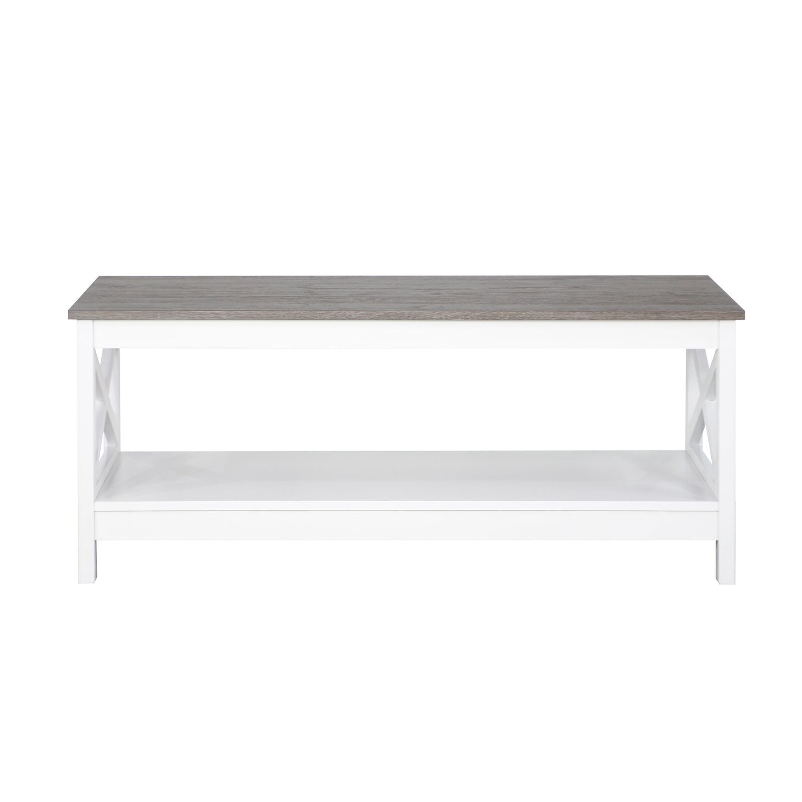 Coastal Coffee Table in White and Grey Coastal Coffee Table in White and Grey