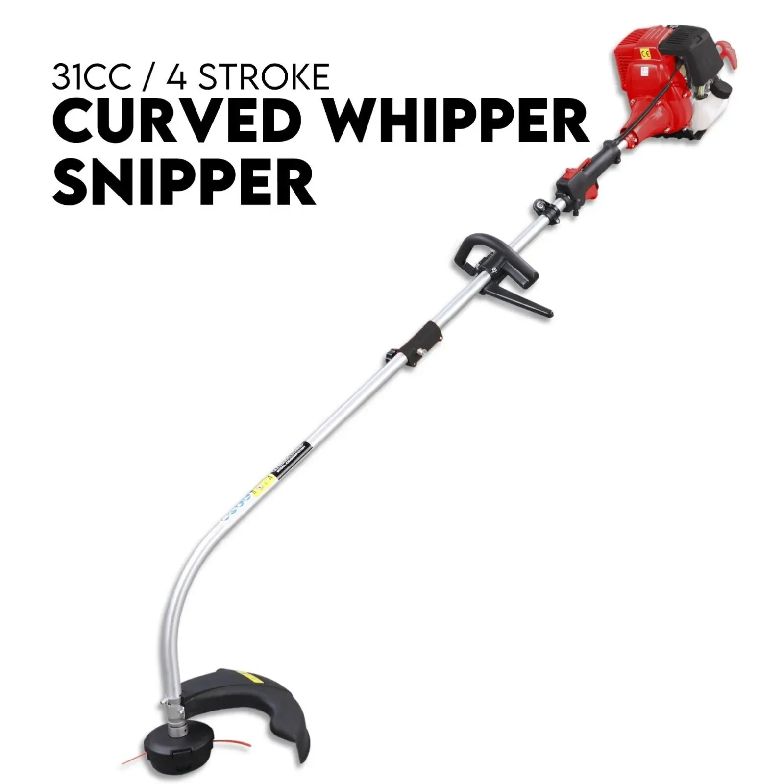 4 STROKE Curved Split Shaft Line Trimmer Garden Lawn Whipper Snipper 4 STROKE Curved Split Shaft Line Trimmer Garden Lawn Whipper Snipper