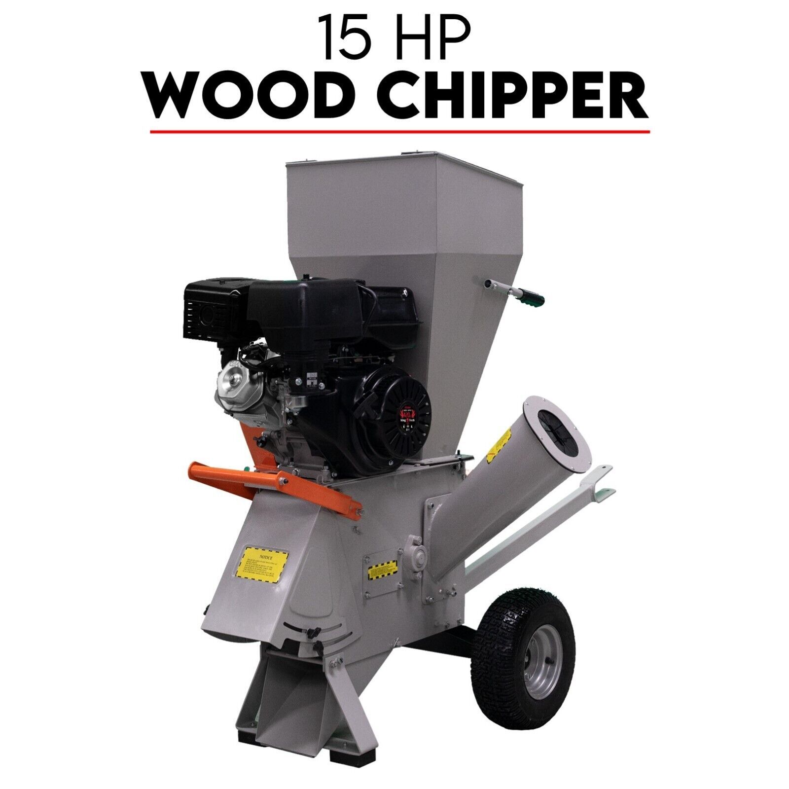 15HP Engine Wood Chipper Garden Mulcher Shredder Mulch Chip Tree Branch 15HP Engine Wood Chipper Garden Mulcher Shredder Mulch Chip Tree Branch