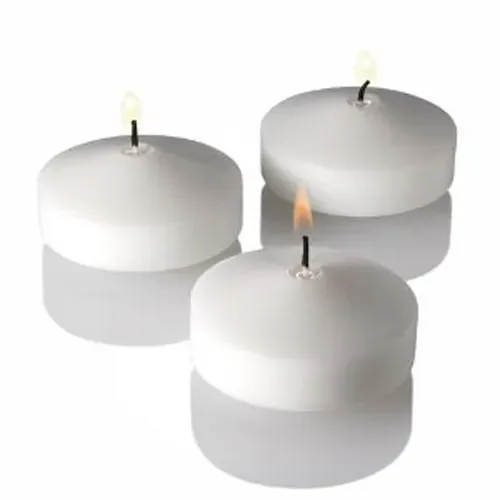 10 Pack of 8cm Ivory Wax Floating Candles - wedding party home event decoration 10 Pack of 8cm Ivory Wax Floating Candles - wedding party home event decoration