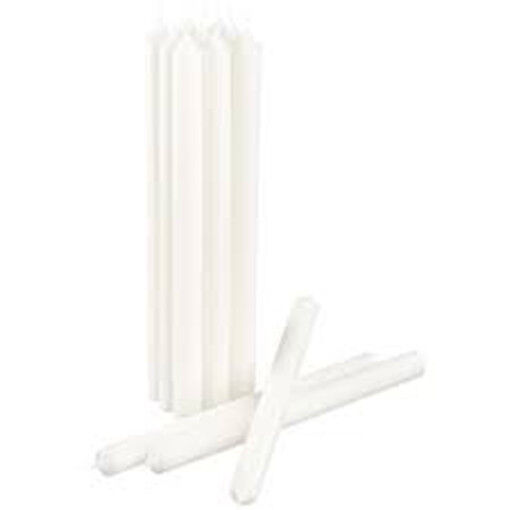 50 bulk buy pack white wax 20cm taper church house vigil candleabra candle 2CM WIDE 50 bulk buy pack white wax 20cm taper church house vigil candleabra candle 2CM WIDE