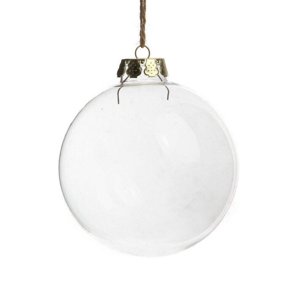 50 Wholesale Pack of Glass Bauble 6cm Diameter Round Clear with Silver Cap - table or tree centrepice personal memory theme craft gift 50 Wholesale Pack of Glass Bauble 6cm Diameter Round Clear with Silver Cap - table or tree centrepice personal memory theme craft gift