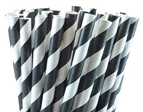 1000 Bulk Wholesale Pack Black White Drinking Straws Biodegradable Eco Paper Birthday Party Event Bistro Bar Cafe Take Away 1000 Bulk Wholesale Pack Black White Drinking Straws Biodegradable Eco Paper Birthday Party Event Bistro Bar Cafe Take Away