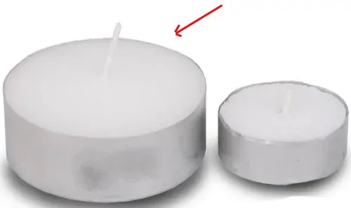 Large Tealight Candles 6cm Wide in silver foil cup 10 in a pack - Party Event Wedding BBQ Dinner Romantic Ambience Decor Large Tealight Candles 6cm Wide in silver foil cup 10 in a pack - Party Event Wedding BBQ Dinner Romantic Ambience Decor