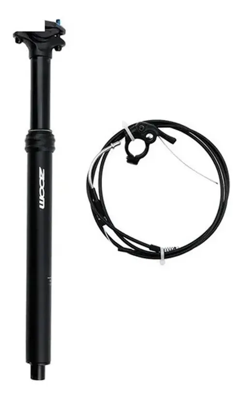 ZOOM SPD-803 Dropper Seat Post Internal Cable 31.6 Diameter 125mm Travel Adjustable Height via Thumb Remote Lever - ZOOM SPD-803 Dropper Seat Post Internal Cable 31.6 Diameter 125mm Travel Adjustable Height via Thumb Remote Lever -