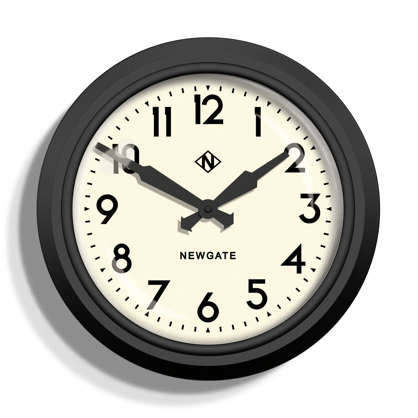 Newgate 50S Electric Clock Black Newgate 50S Electric Clock Black