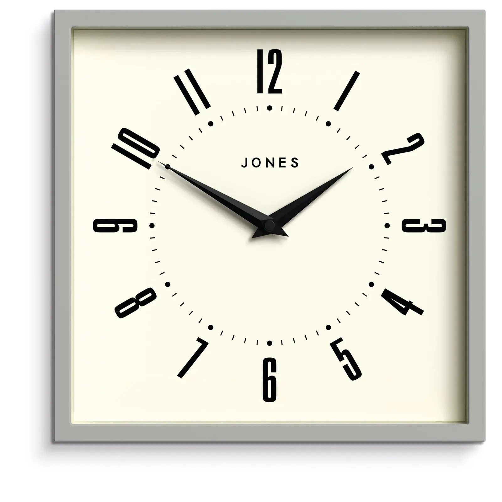 Newgate Jones Box Wall Clock Grey Newgate Jones Box Wall Clock Grey