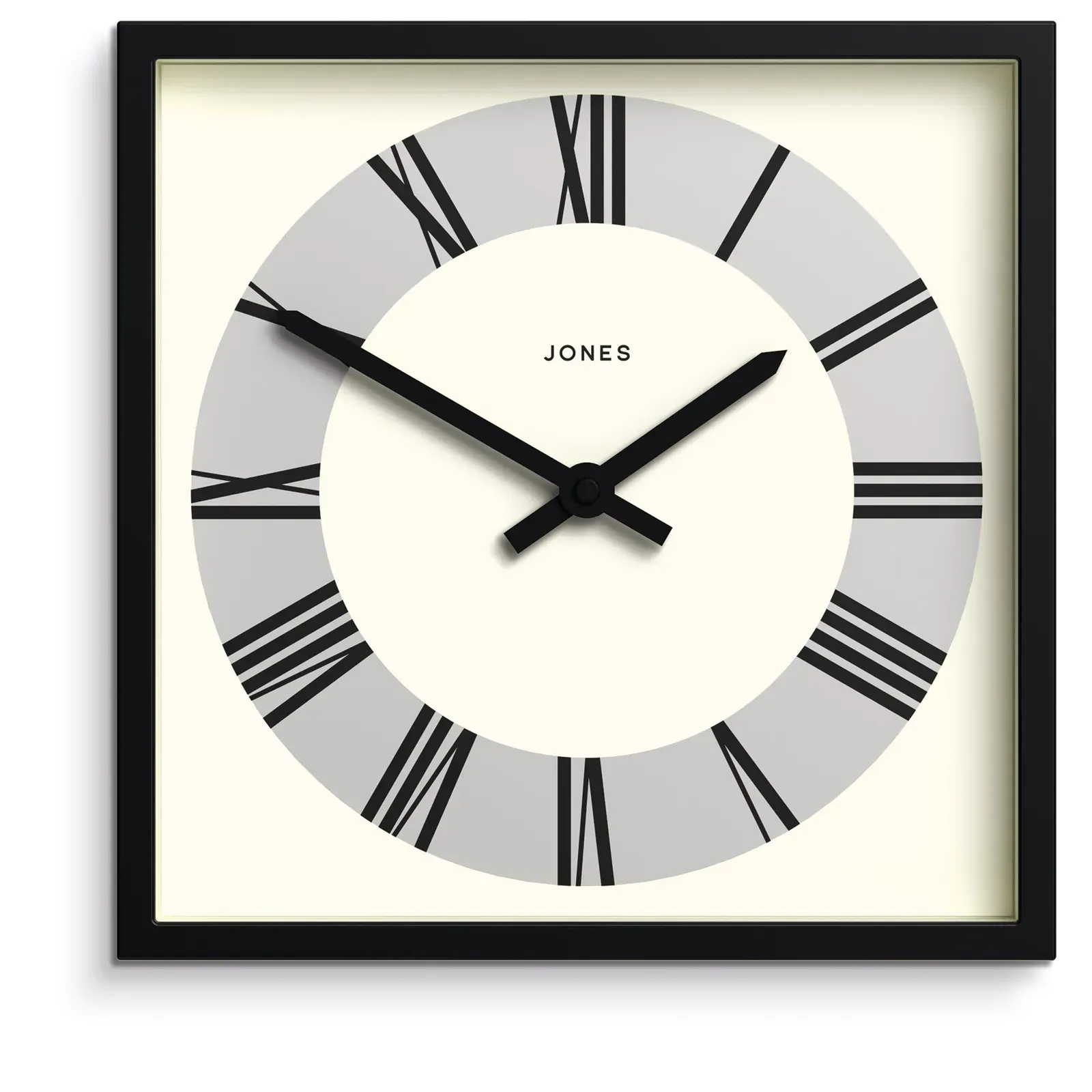 Newgate Jones Box Wall Clock Matte Black Newgate Jones Box Wall Clock Matte Black