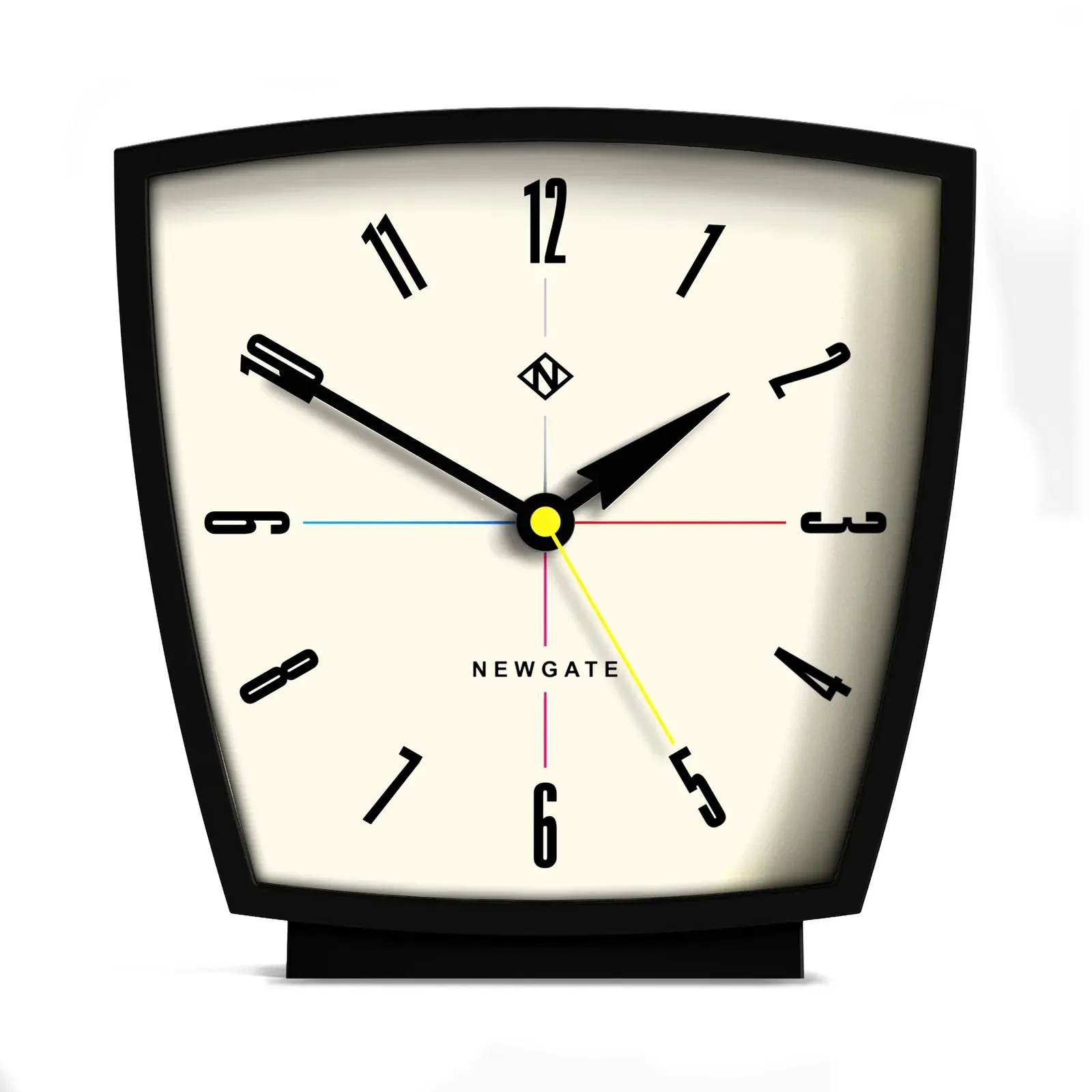 Newgate Odyssey Mantel Clock Black Newgate Odyssey Mantel Clock Black