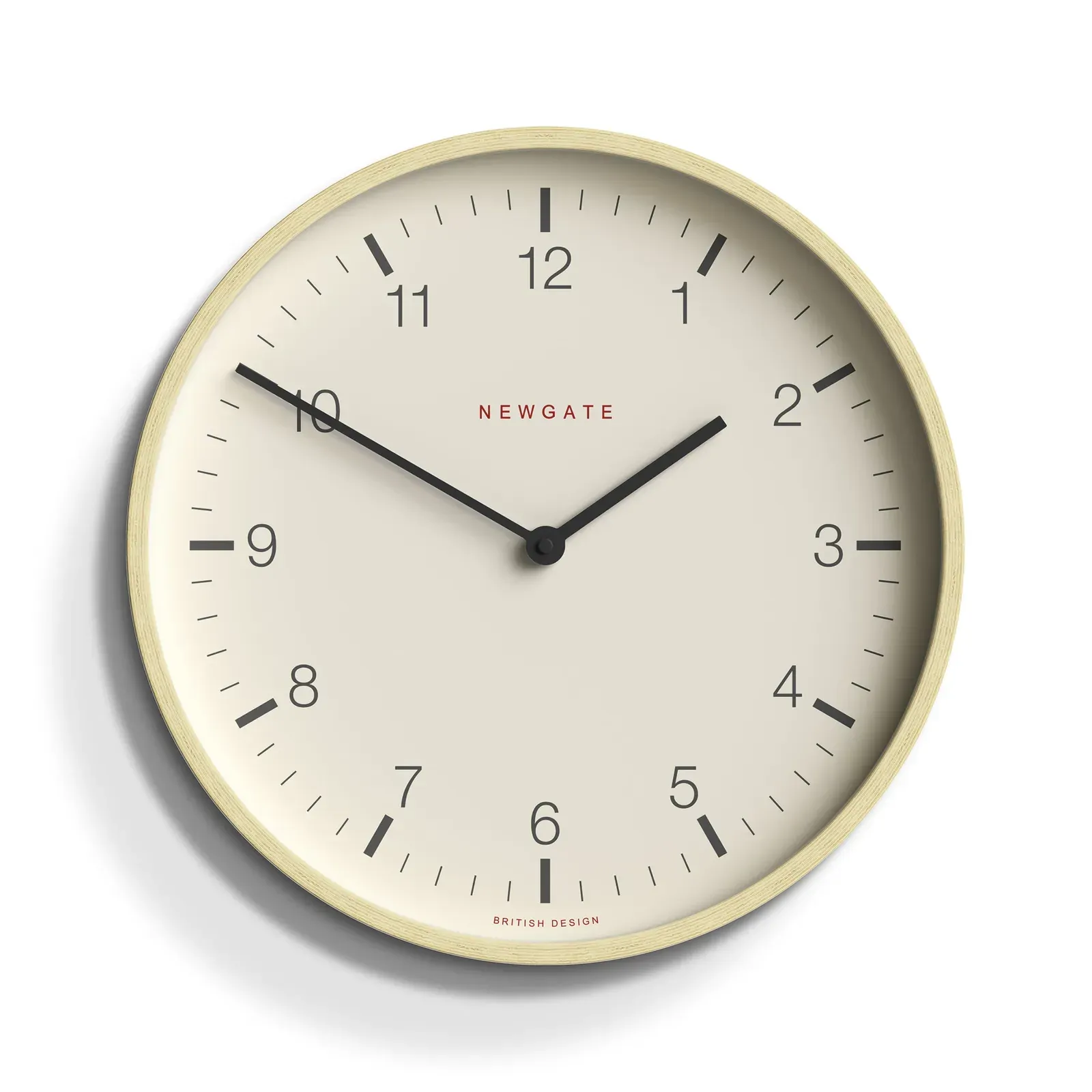 Newgate Mr Clarke Clock Pale Wood Arabic Dial 28 Newgate Mr Clarke Clock Pale Wood Arabic Dial 28