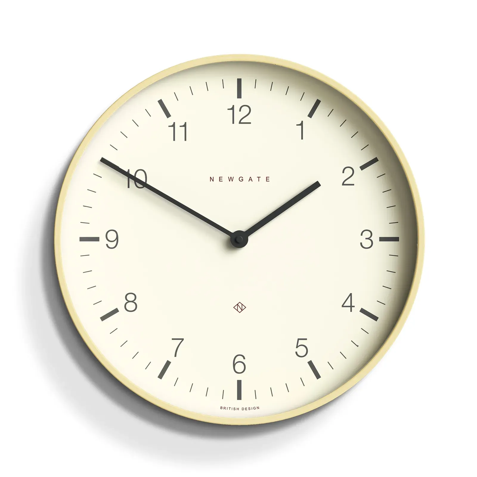 Newgate Mr Clarke Clock Pale Wood Arabic Dial Newgate Mr Clarke Clock Pale Wood Arabic Dial