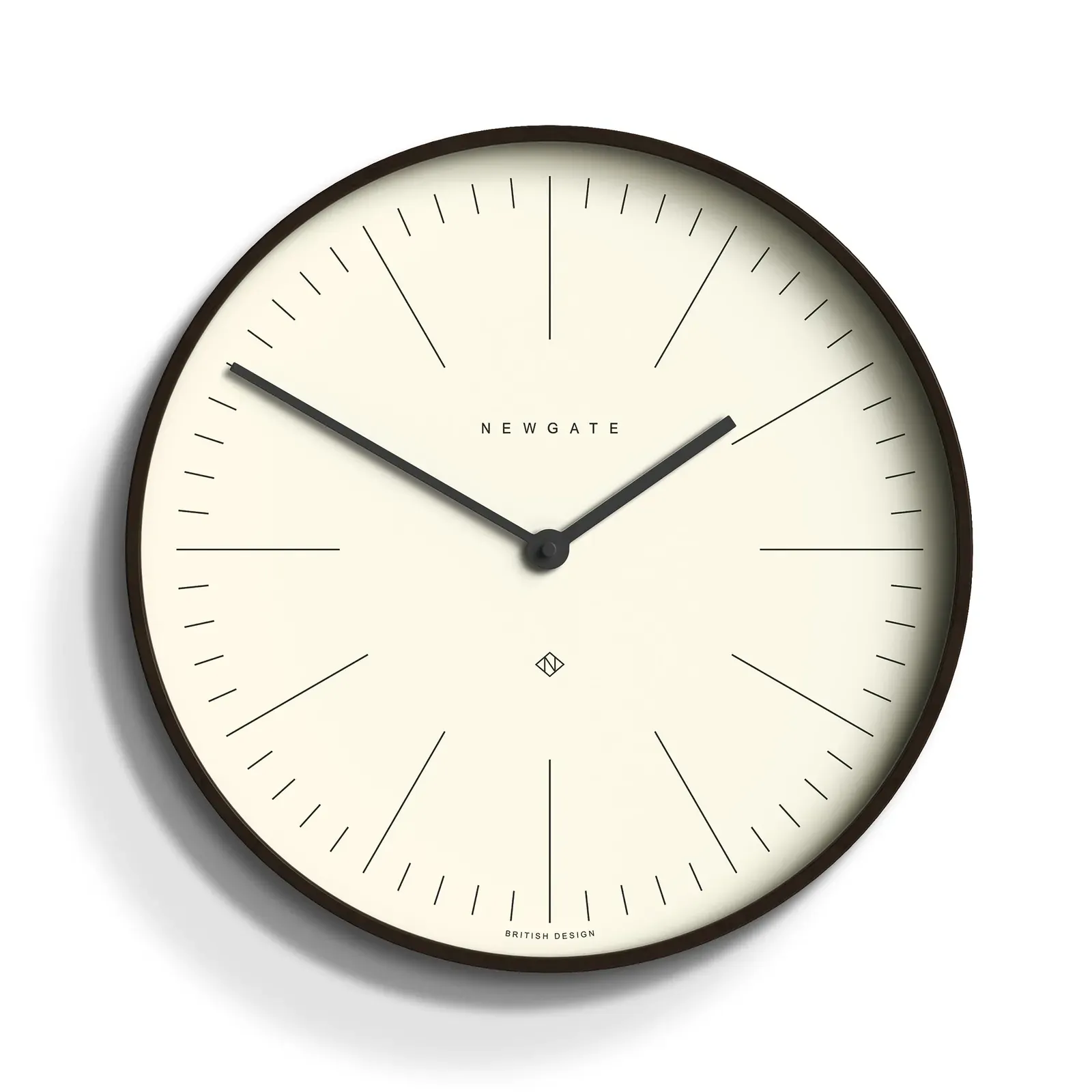 Newgate Mr Clarke Clock Dark Wood Marker Dial Newgate Mr Clarke Clock Dark Wood Marker Dial