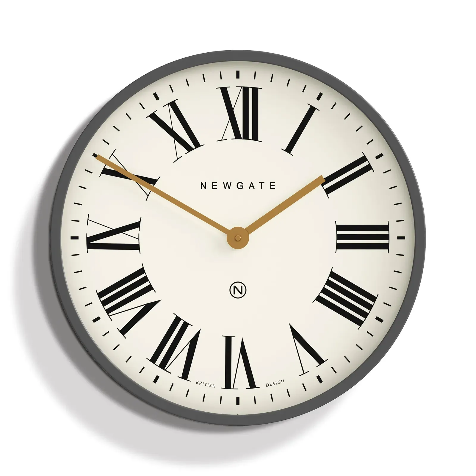 Newgate Mr Butler Wall Clock Moonstone Grey Newgate Mr Butler Wall Clock Moonstone Grey