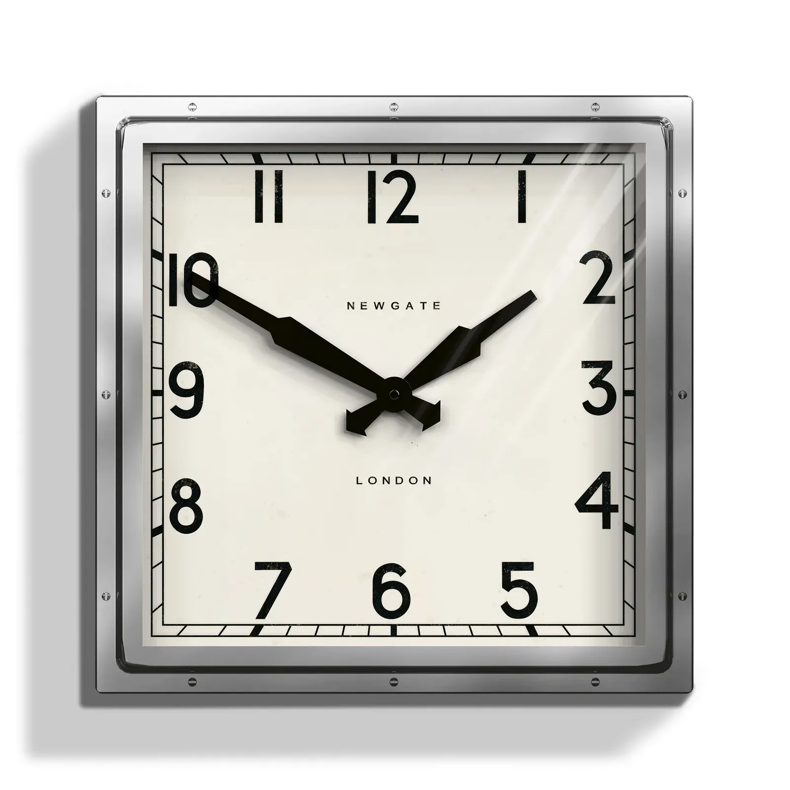Newgate Quad Clock Chrome Newgate Quad Clock Chrome