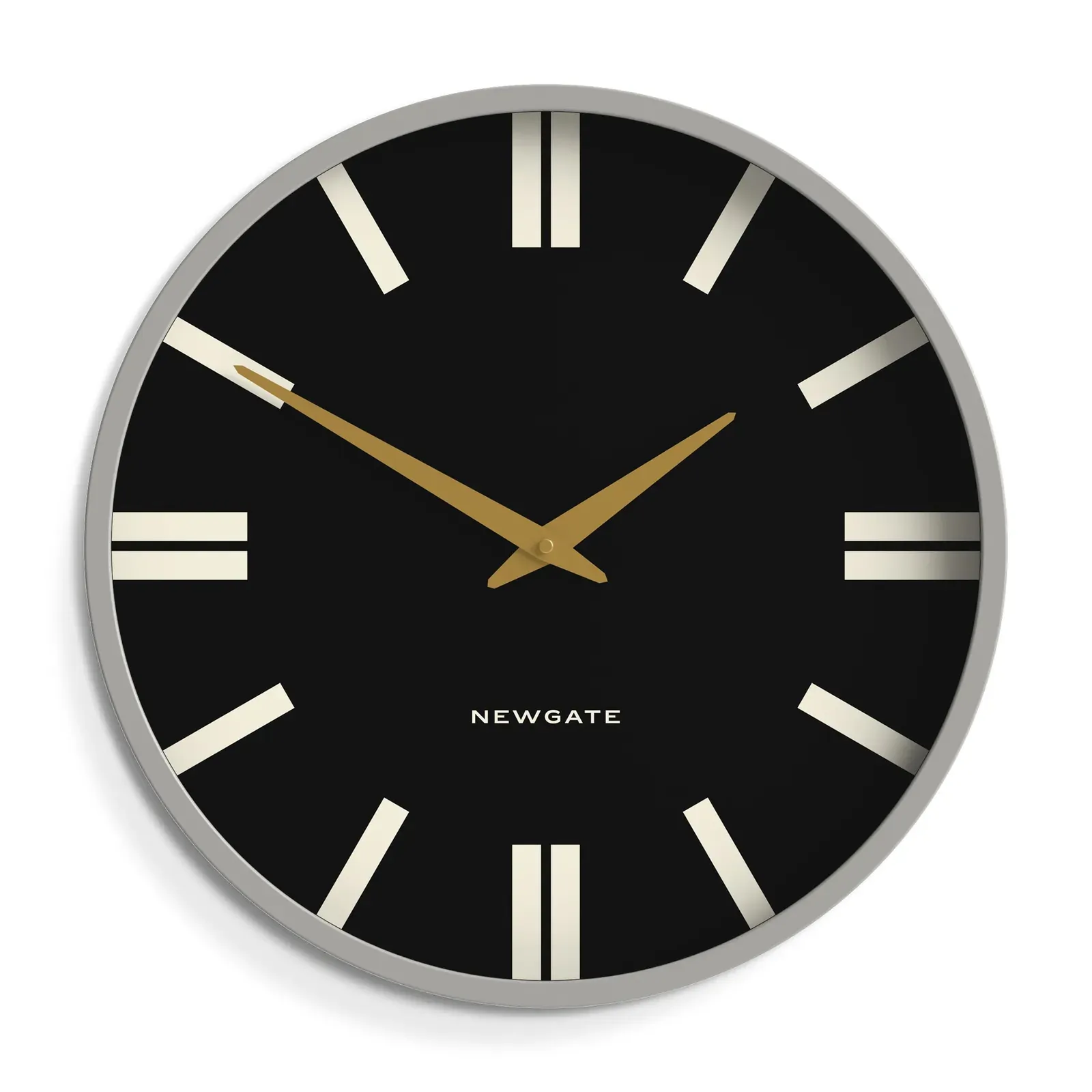 Newgate Universal Wall Clock Plaza Dial Grey Newgate Universal Wall Clock Plaza Dial Grey